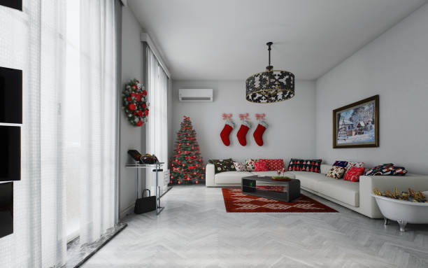 istock Modern Christmas Living Room Wonderland 2189089355