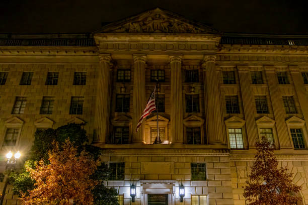 istock Elegant Night View of Historic Building 2189089543