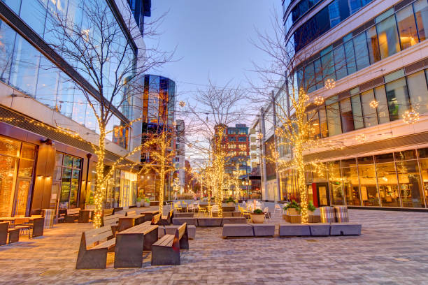 istock Christmas in the Seaport District of Boston 2189092588