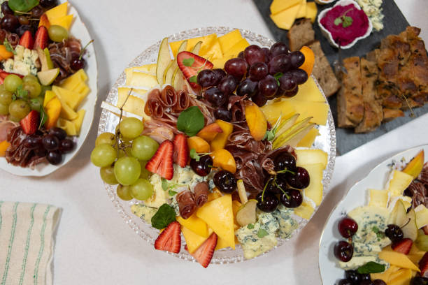 Assorted hams, cheeses and seasonal fruits - Buenos Aires - Argentina