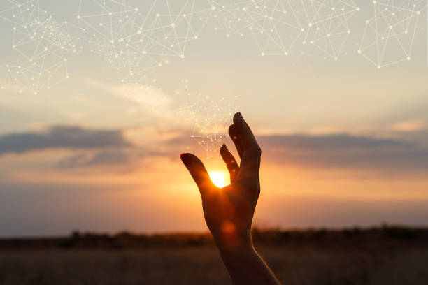 istock Digital Dawn Harmony of man and technology. 2189094589