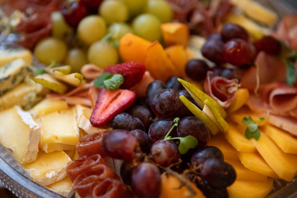 istock Assorted hams, cheeses and seasonal fruits 2189095274