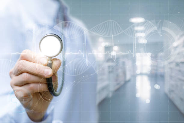 istock Virtual diagnostics and medicine of the future. 2189095423
