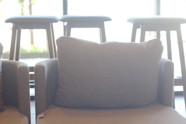 Tables and chairs at a coffee shop