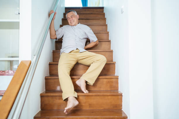 istock Asian elderly man got an accident. 2189114926