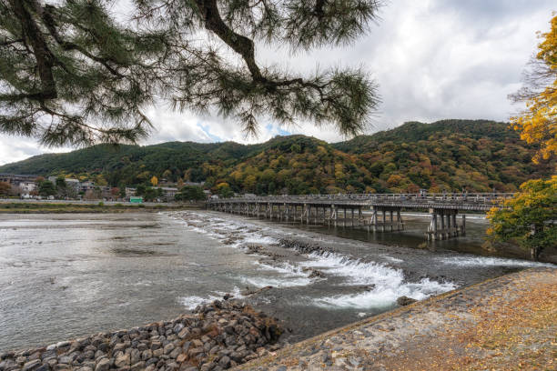 istock Togetsukyo Bridge over Katsura River 2189119352