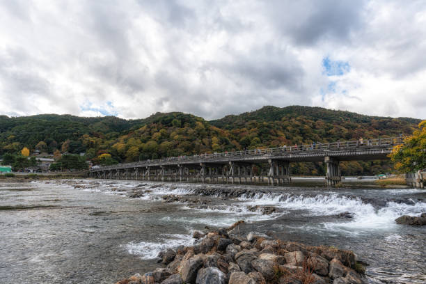 istock Togetsukyo Bridge over Katsura River 2189119364