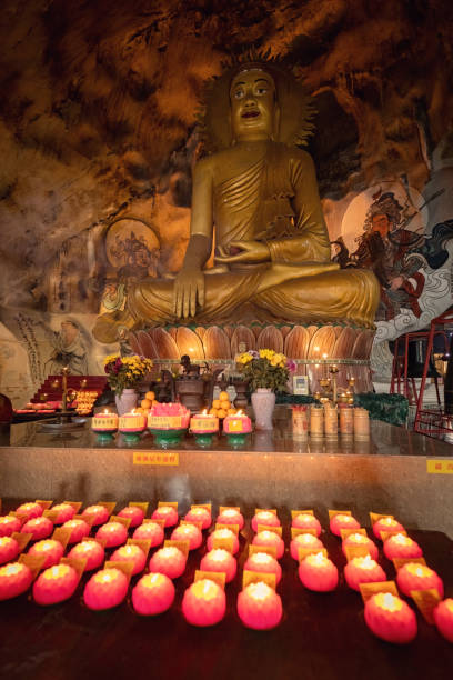 istock Buddha statue in Perak cave temple Ipoh Malaysia 2189132722