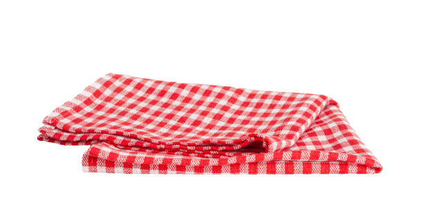 Picnic Table Cloth, Checkered Napkin, Red White Tablecloth, Kitchen Towel, Restaurant Dishcloth