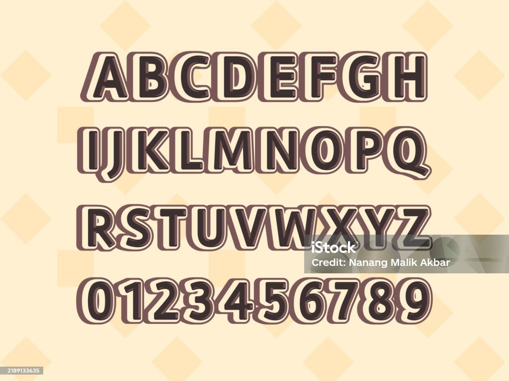 Text Stock Alphabet 3d Design And 3d Colorful Text Effect Text Effect Saved In ...
