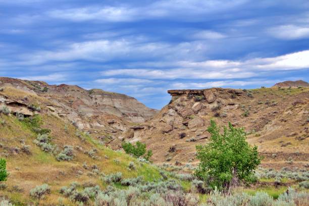 istock Majestic Badlands Landscape with Rolling Hills and Sagebrush 2189136099