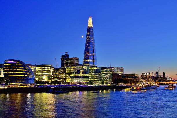 istock Twilight Over London's Thames: City Lights and Silhouettes 2189136982