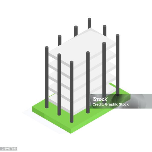 Building Framework Stock Illustration - Download Image Now - Built ...