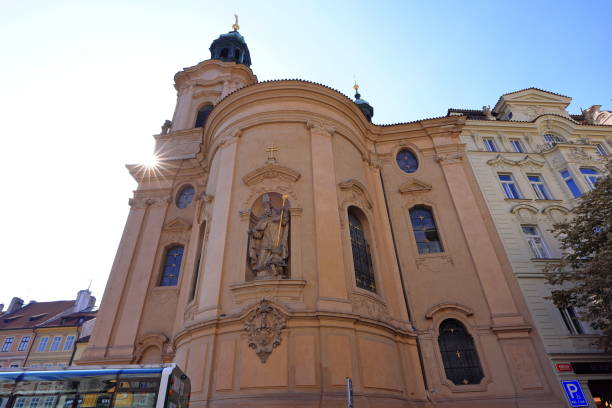 istock St. Nicholas' Church (Kostel sv. Mikulase) near old Town Square 2189137745