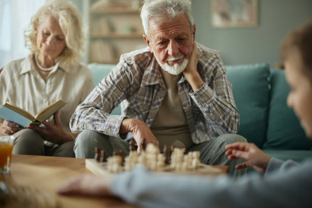 istock Relaxing weekend with grandparents! 2189140758