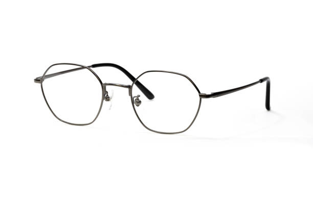 istock Image of a pair of glasses with black crown punt frames 2189141991