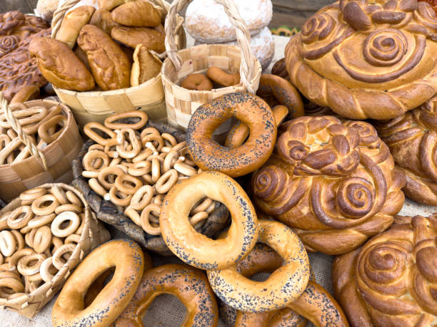 istock A table full of different types of bread and pastries 2189143478