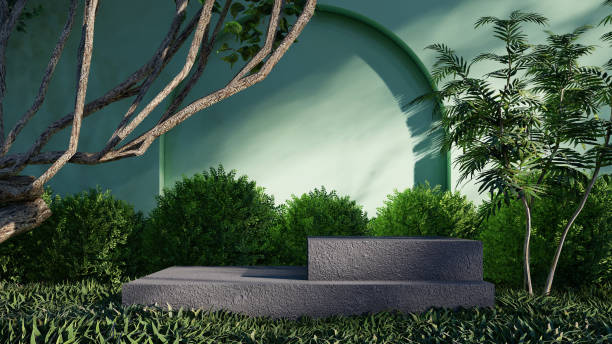 istock nature background product forest empty green natural display podium cosmetic. 2189143752