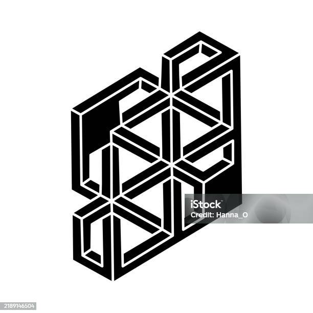 Impossible Mode. Figure Impossible Optical Illusion Shape Optical Art Object Impossible Figure ...