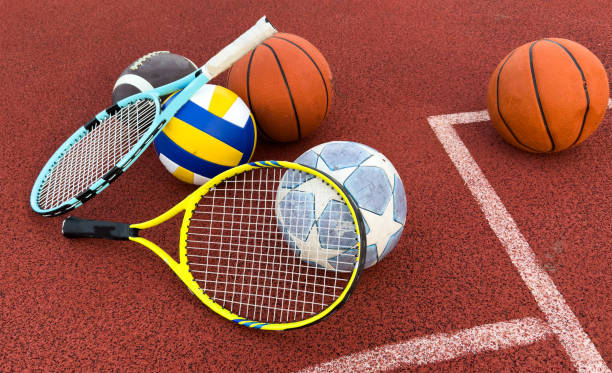 istock Many Sport Equipment Gear Objects And Accessories 2189148374