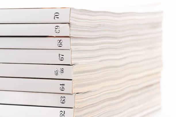 istock A stack of books with the numbers 65 through 74 on the spine 2189150847
