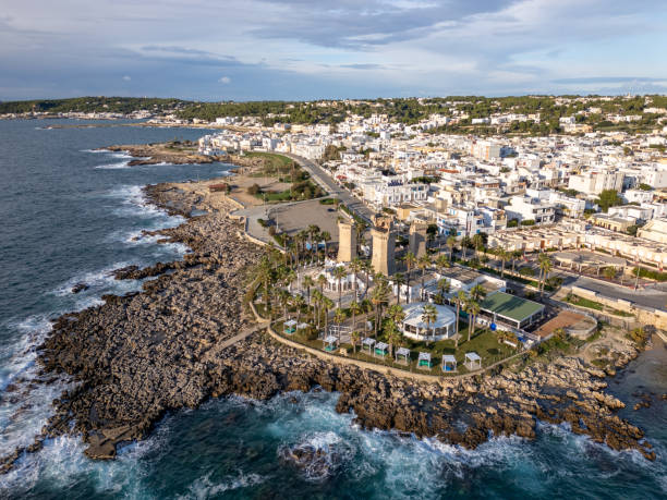 istock Santa Maria Al Bagno by drone 2189155020