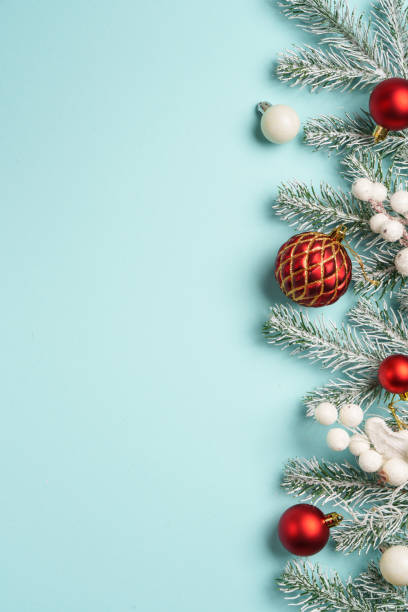 istock Red and gold christmas ornament with space for design. 2189160582
