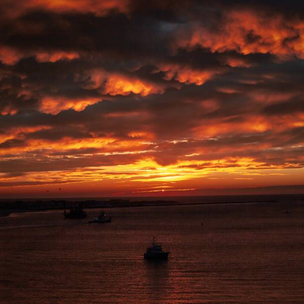 Absecon Inlet, Brigantine, Atlantic City,  Sunrise