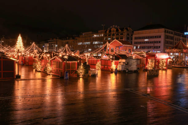 istock Zurich's christmas village by night 2189168049