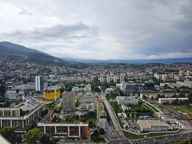 istock Sarajevo Cityscape from Above 2189169004