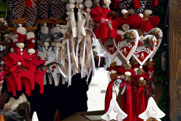 istock Christmas ornaments in Wroclaw market, Poland 2189175621