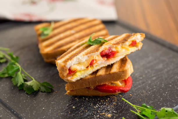 istock grilled fried bread toasts with filling inside 2189187650