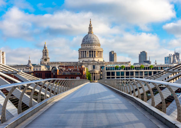 istock St. Paul's cathedral seen from Millennium bridge, London, UK 2189190365