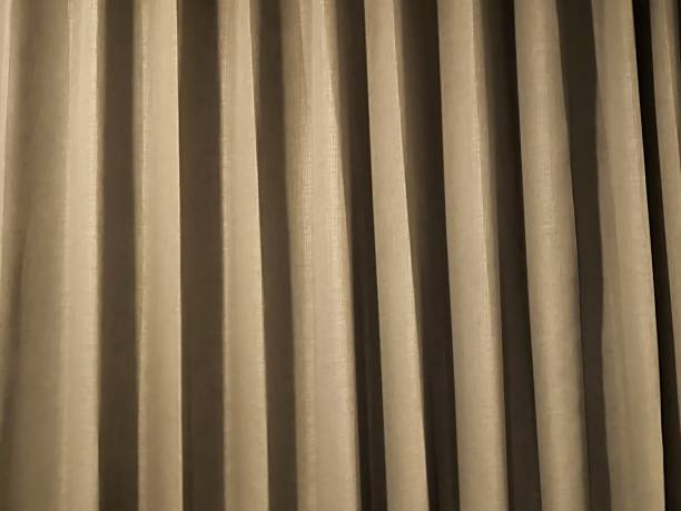 istock Dark grey curtain. Stage backdrop curtain. Background for backdrop, design and template. Fabric background 2189191221