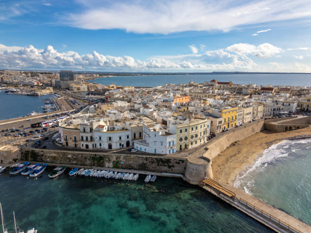 istock Gallipoli in Puglia by drone 2189193308