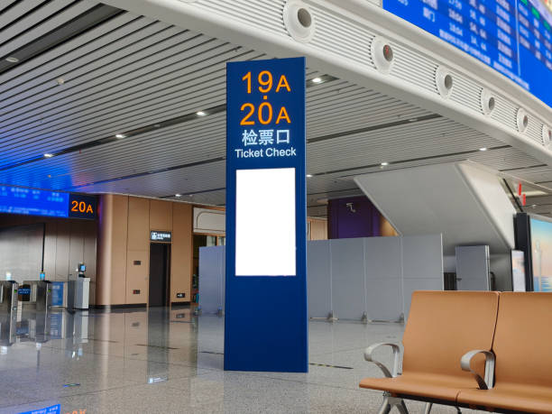 istock Electronic message notification board in the waiting room 2189194000