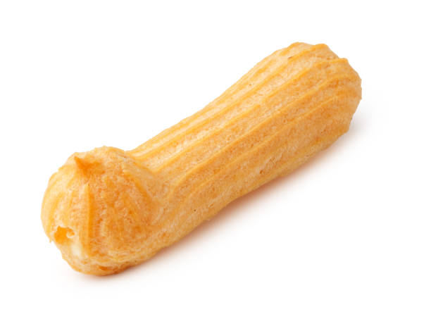istock Delicious pastry filled with cream served on a plain background perfect for desserts lover 2189195256