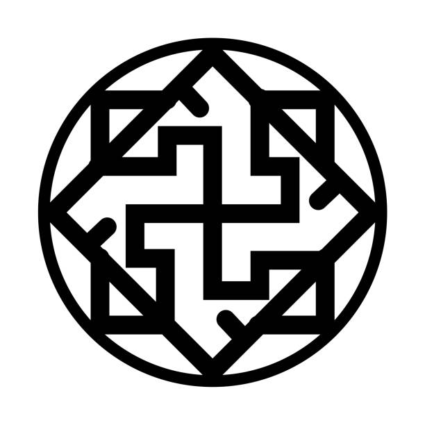 istock Scandinavian runes, a symbol of the Vikings. 2189195922