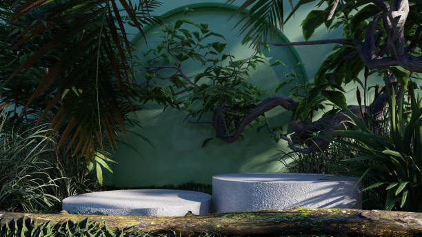 istock nature background product forest empty green natural display podium cosmetic. 2189198515