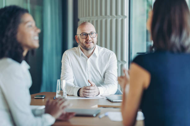 istock Focus on a male entrepreneur during a meeting 2189200238