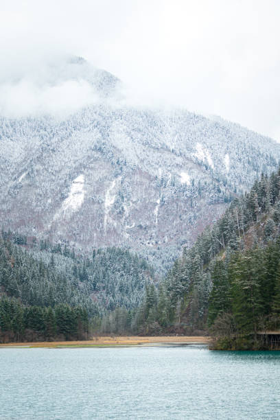 istock Jiuzhaigou valley parkland with snow mountain. 2189212866