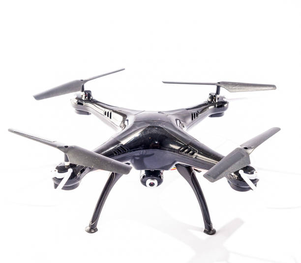 istock A black and white drone with a camera on top 2189214094