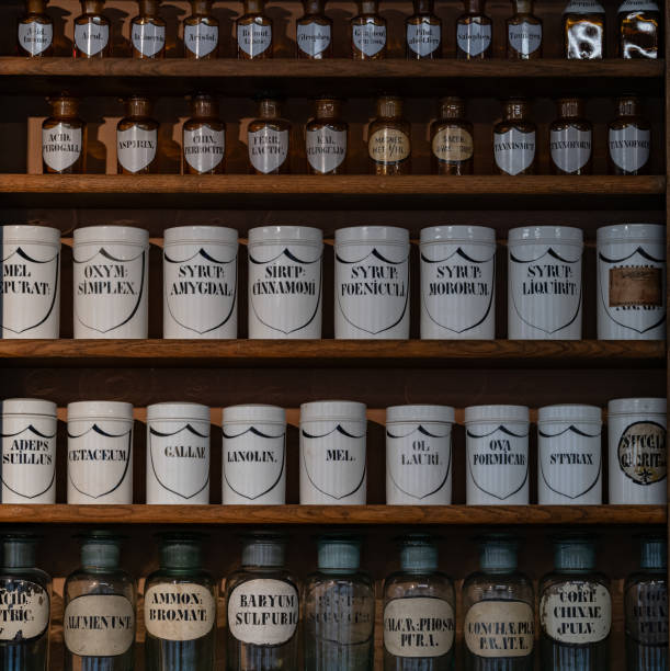 istock The old drawer cabinet of  apothecary 2189216651