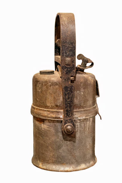istock ancient  miner's lamp  oil lamp on white isolated 2189218752
