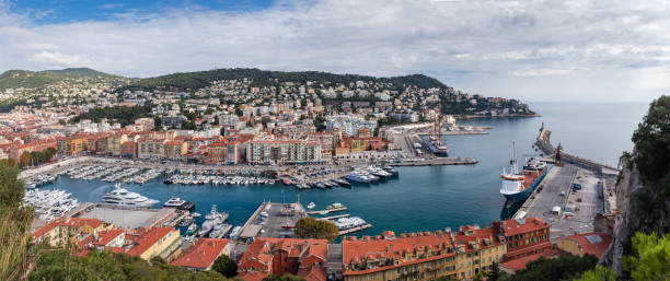 istock Port of Nice Lympia in autumn sunny day, panoramic view 2189221599