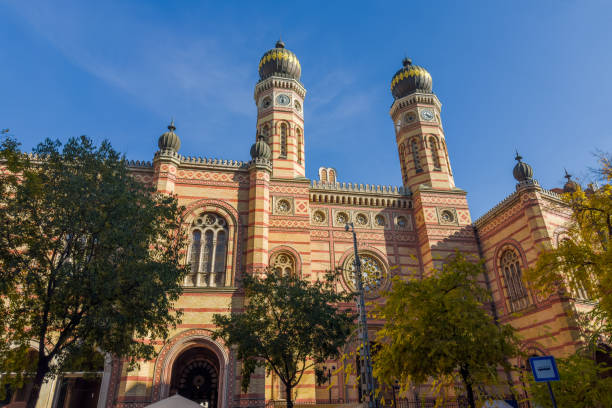 istock Main facade of Great Synagogue at sunny morning, Budapest, Hungary 2189221829
