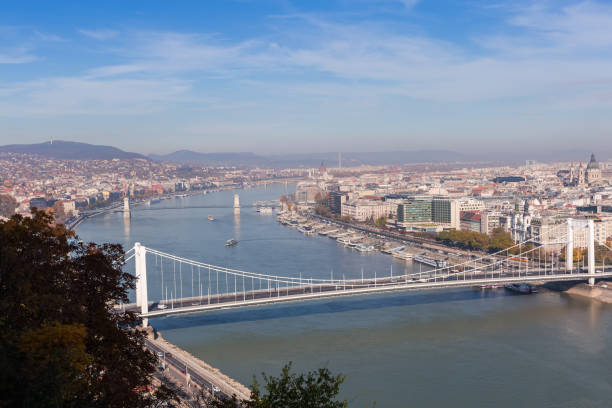 istock View to River Danube from Gellert Hill in Budapest, Hungary 2189221868