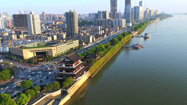 istock Dufu River View  Pavilion,Xiangjiang River,Changsha,Hunan,China,Asia. 2189224056