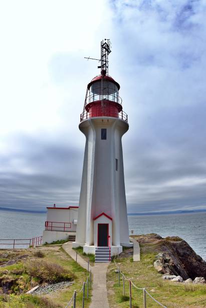 istock Scenic Lighthouse on a Rocky Coastline 2189224429