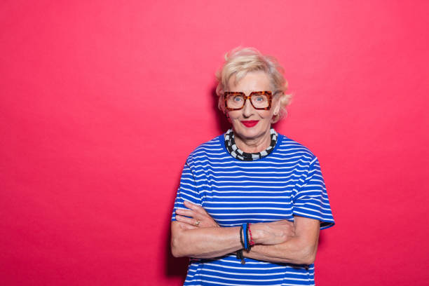 istock Portrait of confident cool senior lady 2189226831